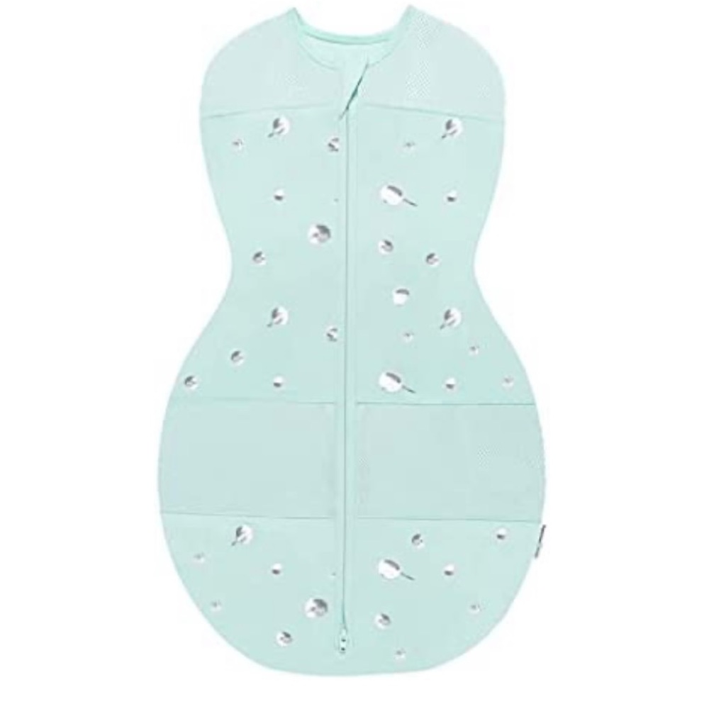Happiest Baby Sleepea 5-Second Swaddle - 100% Organic Cotton Baby Swaddle w/mesh